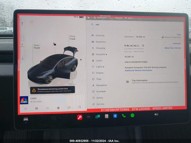 2024 TESLA MODEL 3 5YJ3E1EBXRF721892 Photo 6
