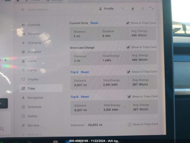 5YJ3E1EB8KF477679 Tesla Model 3 Long Range/performance