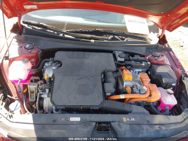KMHLM4AJ4PU050690 Hyundai Elantra Hybrid Blue