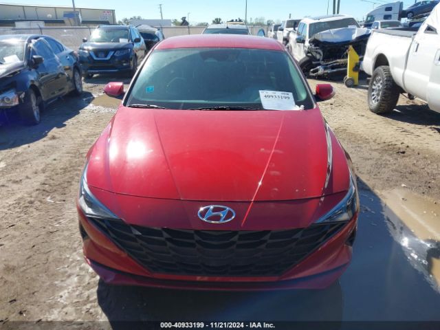 KMHLM4AJ4PU050690 Hyundai Elantra Hybrid Blue