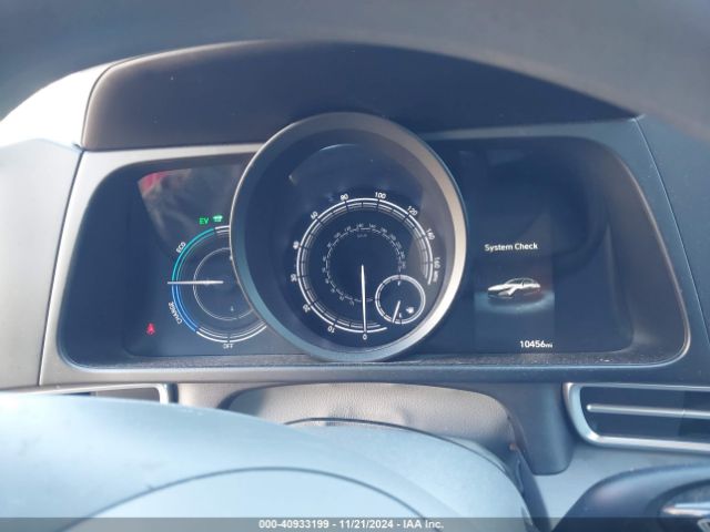 KMHLM4AJ4PU050690 Hyundai Elantra Hybrid Blue