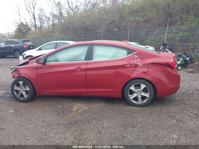 KMHDH4AE1GU629180 Hyundai Elantra Value Edition