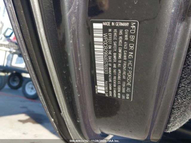 2006 PORSCHE 911 WP0CB29946S769313 Photo 8