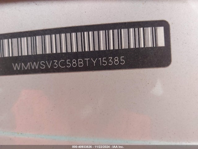 2011 MINI COOPER S WMWSV3C58BTY15385 Photo 8