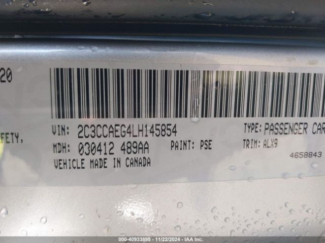 2C3CCAEG4LH145854 Chrysler 300 Limited