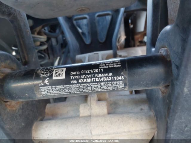 2011 POLARIS SPORTSMAN 4XAMH76A4BA311048 Photo 9