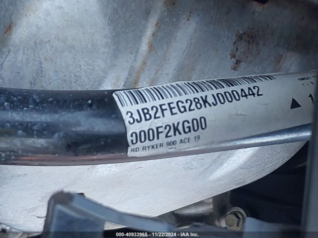 2019 CAN-AM RYKER 3JB2FEG28KJ000442 Photo 9