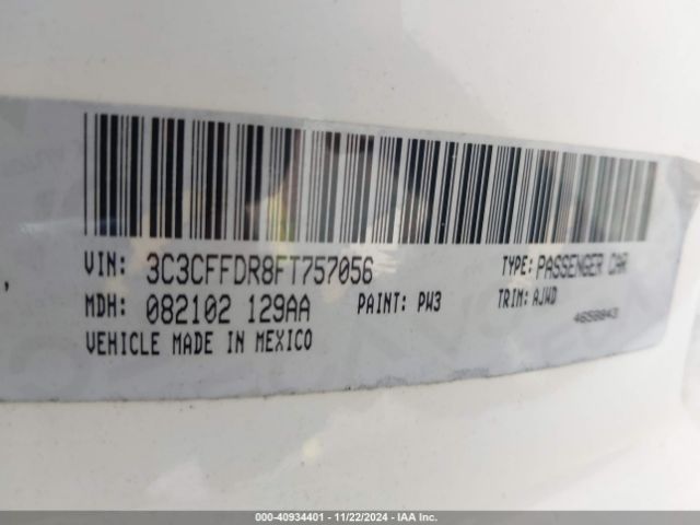 3C3CFFDR8FT757056 Fiat 500c Pop