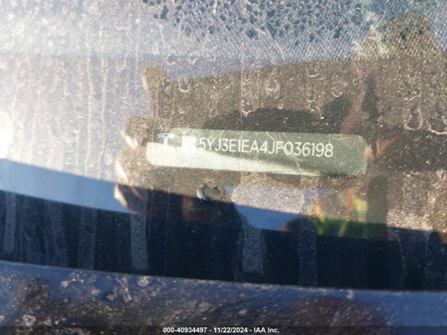 5YJ3E1EA4JF036198 Tesla Model 3 Long Range/mid Range