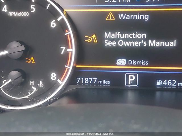 1N4BL4DV0NN331688 Nissan Altima Sv Fwd