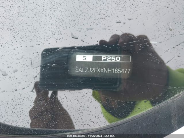 SALZJ2FXXNH165477 Land Rover Range Rover Evoque S