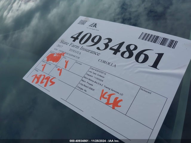 Toyota COROLLA LE 2017 5YFBURHEXHP687538 Image 18