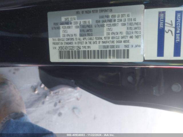 JM3KE4BY0G0611264 Mazda CX-5 SPORT