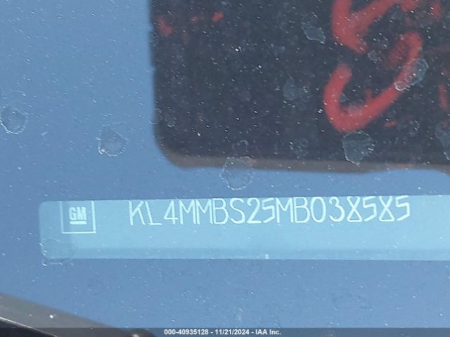 KL4MMBS25MB038585 Buick Encore Gx Fwd Preferred