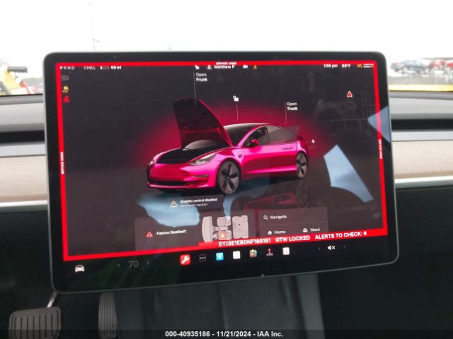 5YJ3E1EB0NF165151 Tesla Model 3 Long Range Dual Motor All-wheel Drive