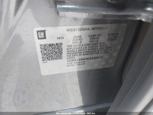 1G6A15S63K0145913 Cadillac CTS-V