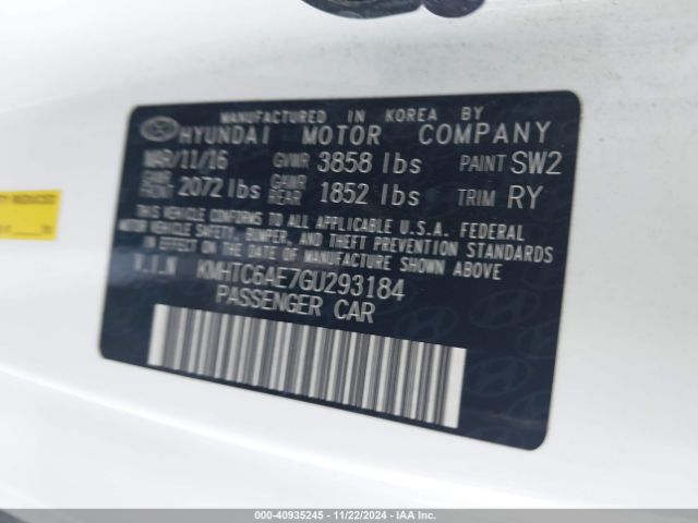 KMHTC6AE7GU293184 Hyundai Veloster Turbo