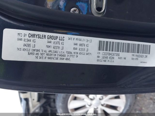 1C3CDFBB4ED673266 Dodge DART SXT