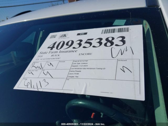 KL4CJ1SM7GB670587 Buick Encore Sport Touring