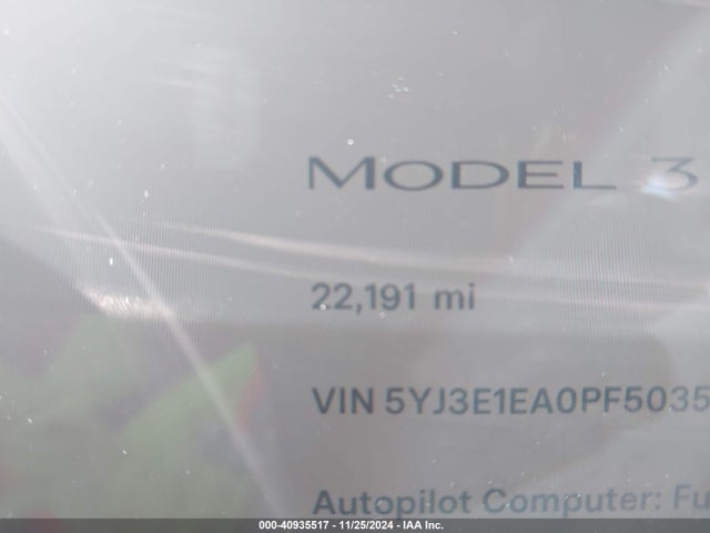 2023 TESLA MODEL 3 5YJ3E1EA0PF503576 Photo 6