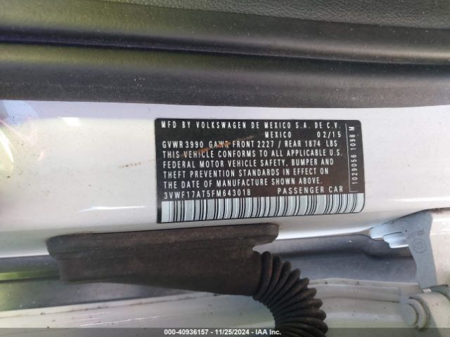 3VWF17AT5FM643018 Volkswagen Beetle 1.8t Fleet Edition