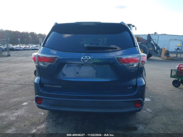 5TDZARFH8FS015924 Toyota Highlander Le