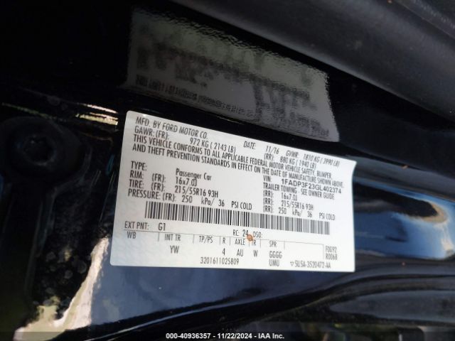 1FADP3F23GL402374 Ford FOCUS SE