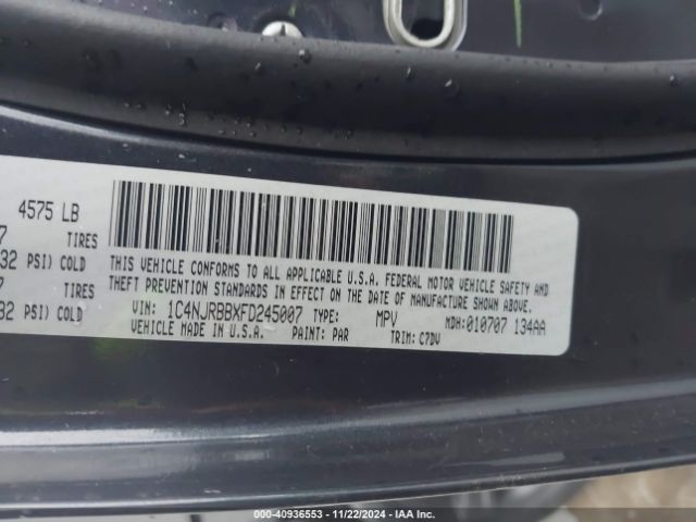 1C4NJRBBXFD245007 Jeep Patriot Altitude Edition
