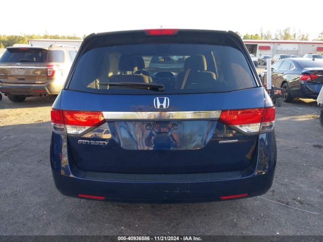 5FNRL5H3XGB008676 Honda ODYSSEY SE