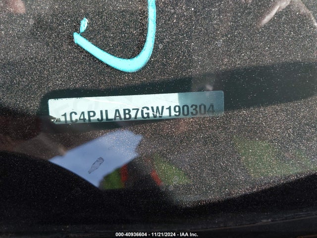 1C4PJLAB7GW190304 Jeep Cherokee Sport