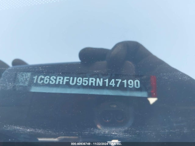 1C6SRFU95RN147190 RAM 1500 Trx  4x4 5'7 Box