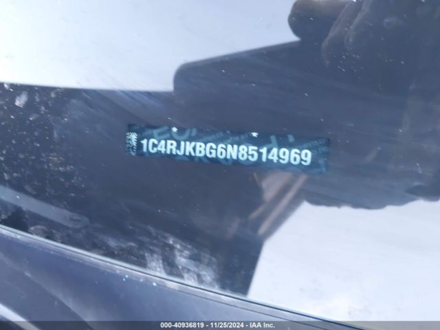 1C4RJKBG6N8514969 Jeep Grand Cherokee L Limited 4x4