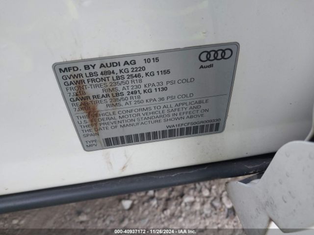 WA1EFCFS0GR009330 Audi Q3 2.0t Premium Plus