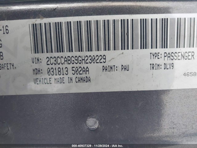 Chrysler 300 2016 2C3CCABG9GH230229 Image 9