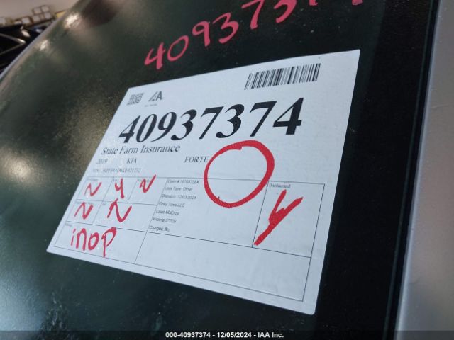 3KPF34AD6KE021732 KIA FORTE S