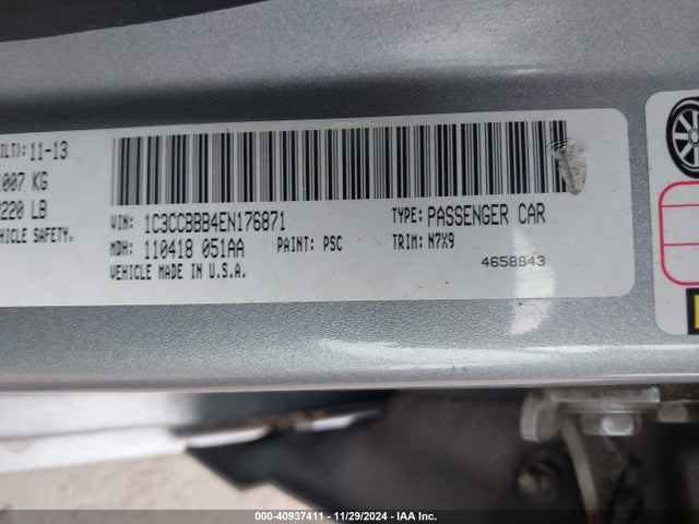 1C3CCBBB4EN176871 Chrysler 200 Touring