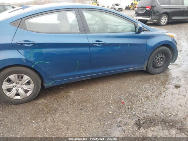 KMHDH4AE9GU643635 Hyundai ELANTRA SE