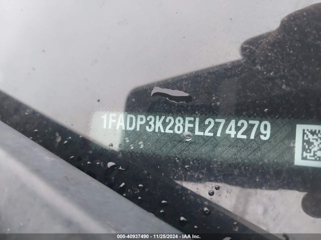 Ford FOCUS SE 2015 1FADP3K28FL274279 Image 9