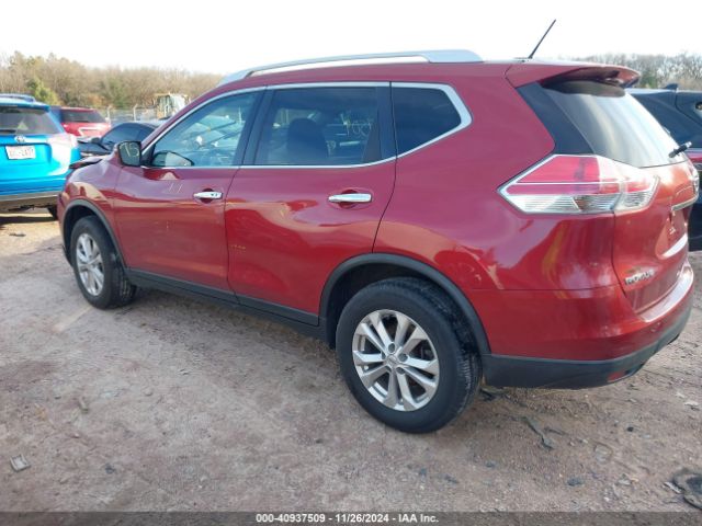 KNMAT2MV5GP710638 Nissan Rogue S/sl/sv