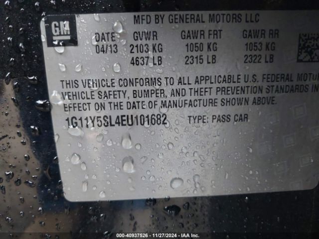 1G11Y5SL4EU101682 Chevrolet Impala 1ls