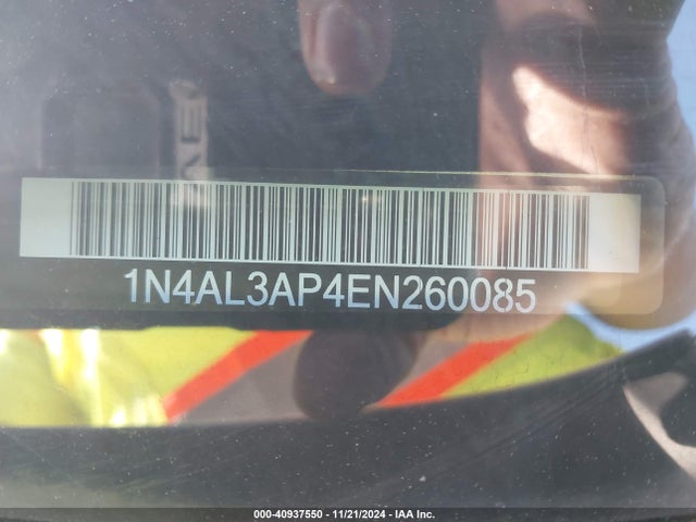 Nissan Altima 2.5 S 2014 1N4AL3AP4EN260085 Image 9