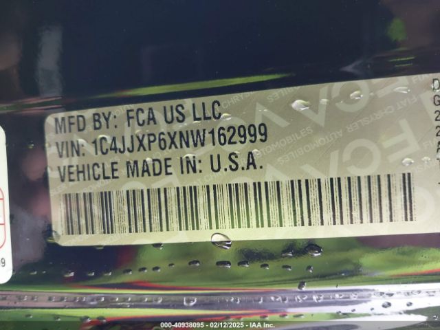 1C4JJXP6XNW162999 Jeep Wrangler 4xe Unlimited Sahara 4x4
