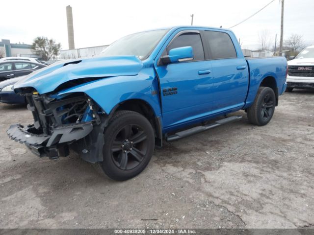 1C6RR7MT2JS192528 RAM 1500 Sport  4x4 5'7 Box
