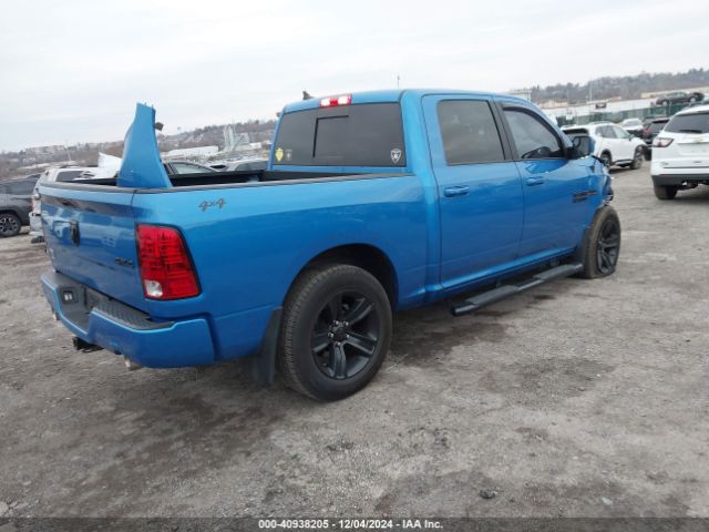 1C6RR7MT2JS192528 RAM 1500 Sport  4x4 5'7 Box