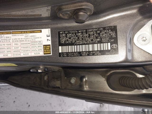 JTDKARFP9H3037718 Toyota Prius Prime Plus