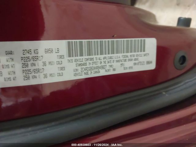 2C4RDGBGXHR849827 Dodge Grand Caravan Se Plus