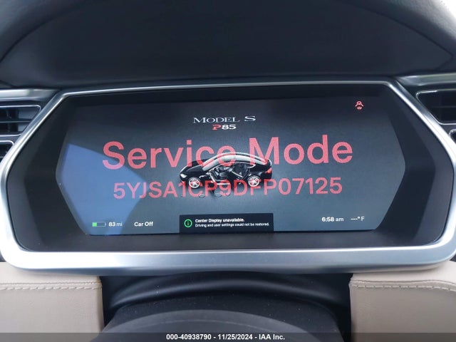 2013 TESLA MODEL S 5YJSA1CP9DFP07125 Photo 6
