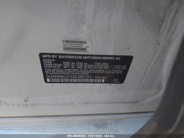 5UXKR6C57G0J82751 BMW X5 Xdrive50i