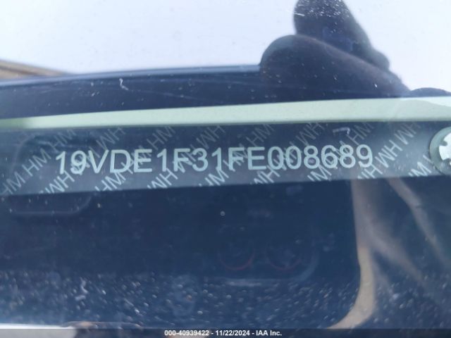 19VDE1F31FE008689 Acura Ilx 2.0l