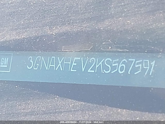Chevrolet EQUINOX LS 2019 3GNAXHEV2KS567591 Image 9